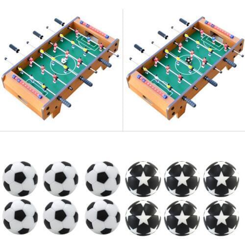 6pcs/set 32mm Table Soccer Foosball Fussball Football Machine Accessories Kids Games Prop