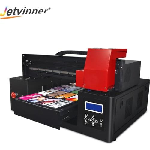 Jetvinner Automatic UV Printer A3 Size Flatbed Printer Phone Case Printer For Metal Glass Plastic Acrylic With TX800 Print Head
