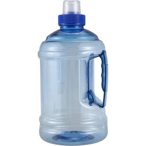 1L Big Large BPA Free Sport Gym Training Party Drink Water Bottle Cap Kettle Color:Blue Capacity:1 L