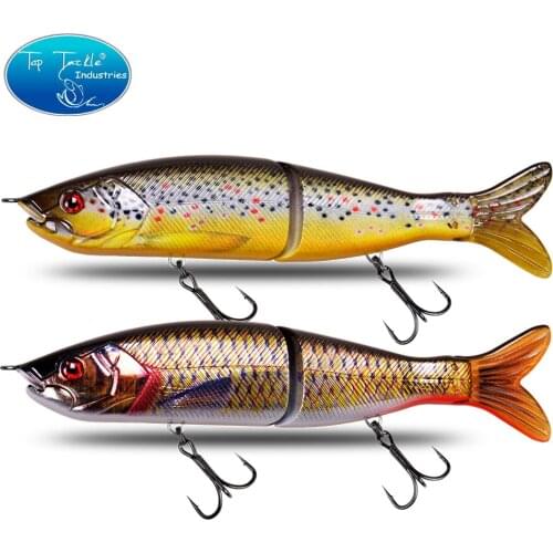 CFLure 160mm 50g 6.2" 1.7oz Slow Sinking S-waver Minnow Segment Jointed Lure Jerk Bait Swimbait 22colors