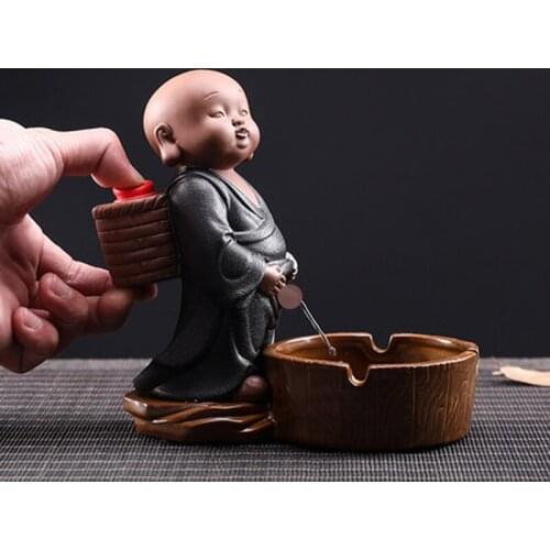 Creative Ceramic Ashtray Ordinary Nordic Coffee Table Car Household Ashtray Home Decoration Tea Pet Water Spray