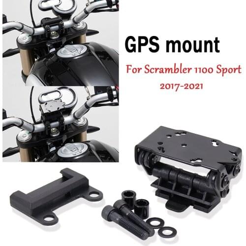 New USB Charging Phone Navigation Bracket Motorcycle Phone Holder Mount For Ducati Scrambler 1100 Sport 2017 2018 2019 2020 2021