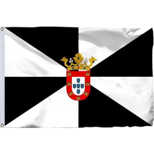 Spain Ceuta Flag 90x150cm 3x5ft 120g 100D Polyester Double Stitched High Quality Free Shipping 60x90cm 21x14cm Banner