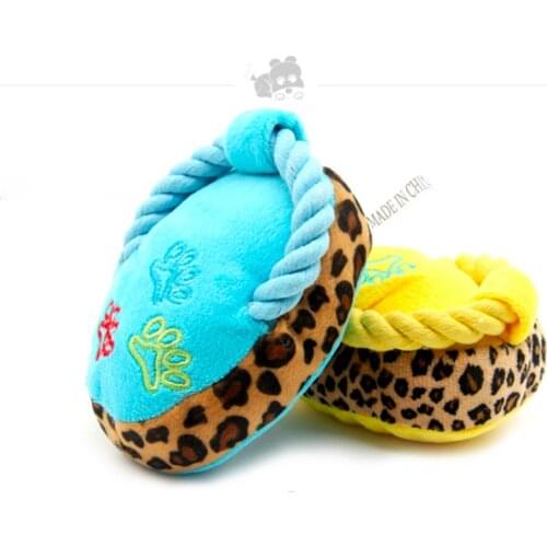 Pet toy, cute pet toys, dogs can bite the slippers, sounding plush toys 1pc,Random color