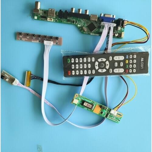 Kit for B150XG02 Screen Audio Display Panel Remote TV VGA HDMI USB 1024x768 Controller Board 30pin 1 lamps LED AV Signal Monitor