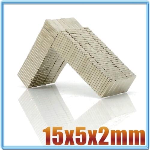 10/20/50pcs Magnet 15x5x2 N35 NdFeB Rare Earth Magnet 15*5*2 Neodymium Magnets 15 x 5 x 2
