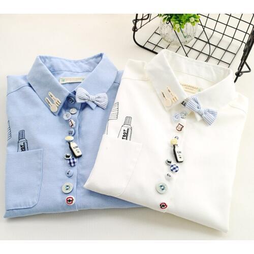 Блузки с принтом MLUOLANC China At AliExpress