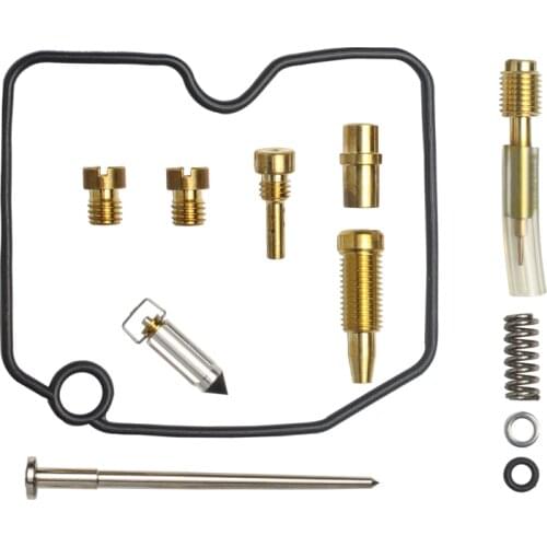 Motorcycle Carburetor Carb Repair Kit For Kawasaki KVF400 Prairie 1999-2002 Carburetor Rebuild Replace Tool 1999 2000 2001 2002