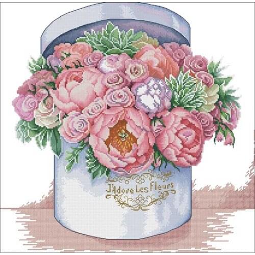 11/14/18/16/22/25/28ct Crowfoot in the box patterns Counted Cross Stitch Kits Embroidery Needlework Sets home decor