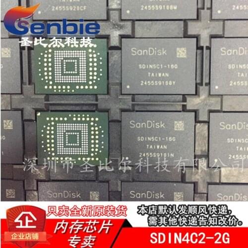 New10piece SDIN4C2-2G 2G EMMC BGA169 Memory IC