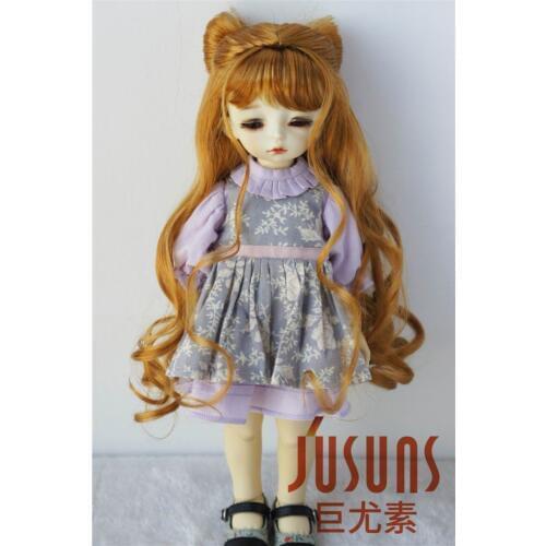 JD436 1/6 1/4 1/3 Stylish Synthetic mohair bjd doll wigs Pretty Long Wig in Size 6-7 inch 7-8 inch 8-9 inch doll accessories