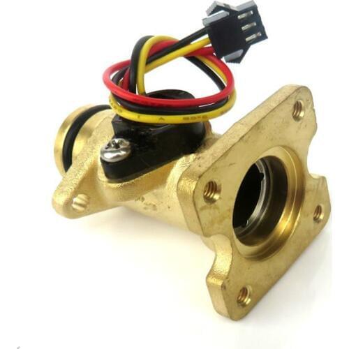 Water Fuel Flow Meter Sensor Counter Hall Flowmeter pool float switch for water heaters DC5V-15V DN15 G1/2 1-30L/min