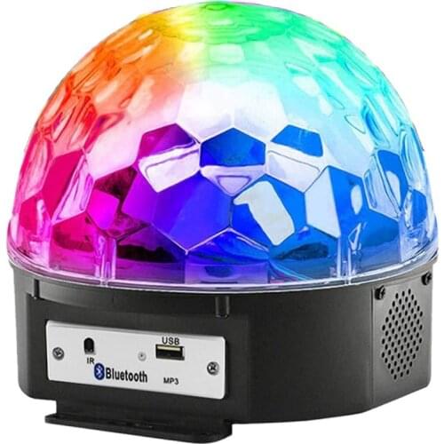 LED Stage Lights Sound Activated Rotating Disco DJ Party Ball Lights GBOWP Ambient Ligh For Christmas Wedding sound party lights