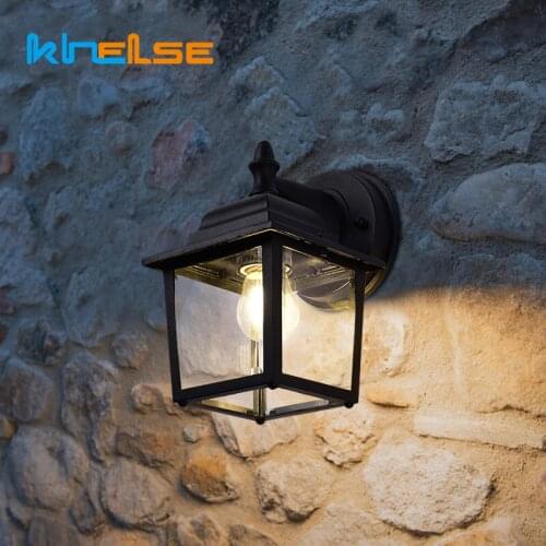 American Antique LED Outdoor Wall lights Waterproof Wall mount Sconces Garden Courtyard House decor Exterior lighting fixtures
