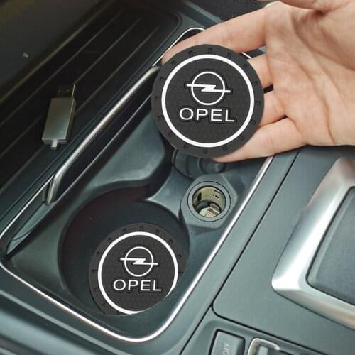 1pcs Car Non-slip pad Cup Holder Mat Coaster For Skoda Octavia Kodiaq Fabia Rapid Superb A5 A7 2 Kamiq Karoq Car Accessories