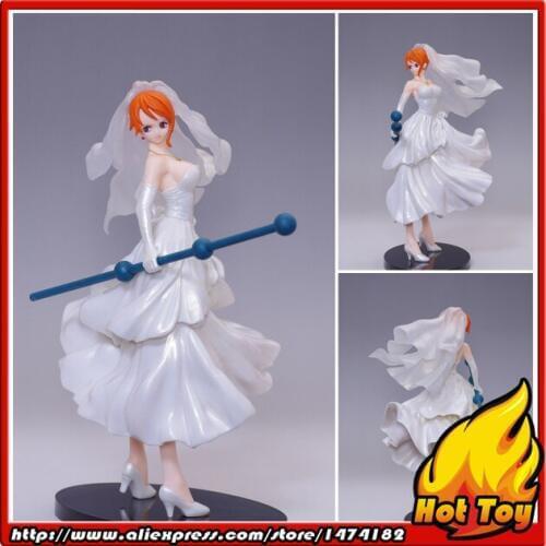 100% Original BANPRESTO SCultures BIG Zoukeiou 4 Vol.2 Collection Figure - Nami (wedding veil Ver.) from "One Piece"
