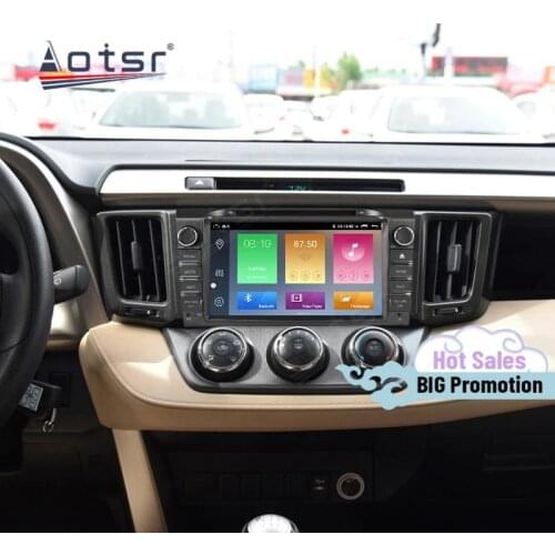 4+64GB Carplay Multimedia Stereo Android 10.0 Player For Toyota RAV4 2013 2014 2015 GPS BT Audio Radio 2 Din Receiver Head Unit