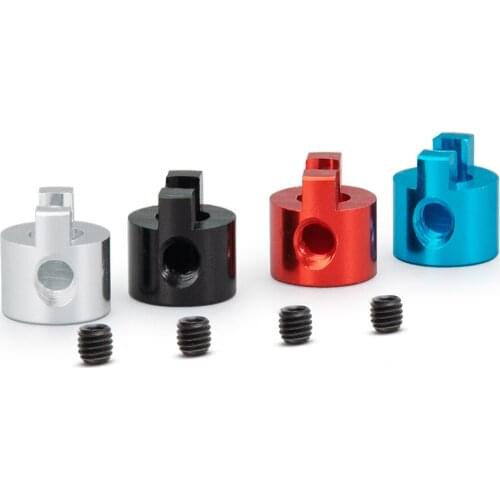 4mm Aluminum alloy RC Boat Drive Dog Shaft Crutch Connector Paddle Fork for Model Electric Boat Accessories