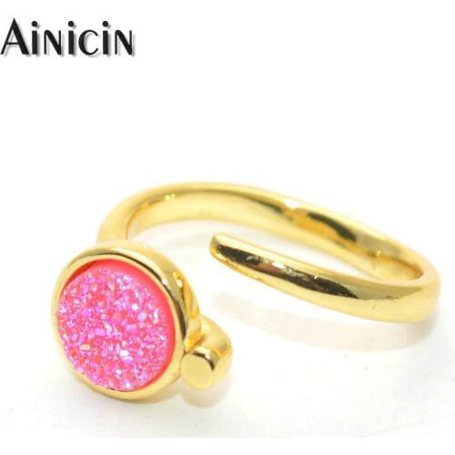 Женские золотые кольца AINICIN JEWELRY China At AliExpress