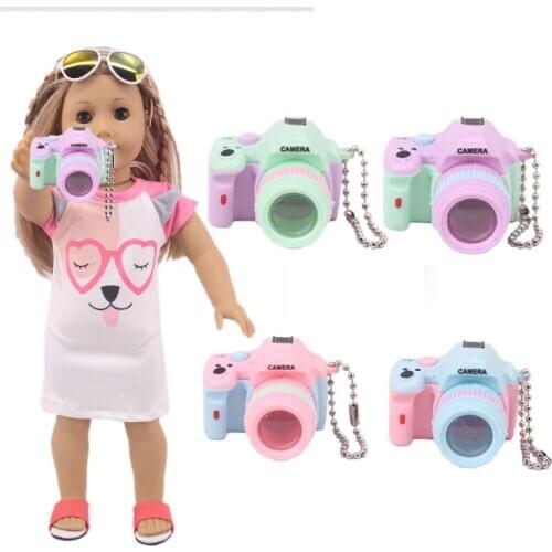 Doll Accessories, 4 Kinds Of Doll Cameras, Suitable For 43cm Bald Dolls And 18-inch American Dolls, Is The Best Gift For A Gener