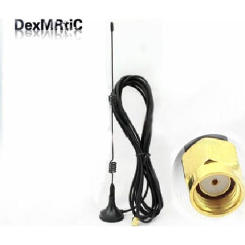 1PC Wifi Antenna 2.4Ghz 7dbi high gain with RP-SMA connector signal strengthen level Polarization NEW Wholesale