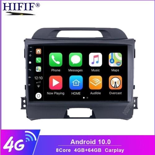 For Kia Sportage 3 4 SL 2010-2016 Car Radio Carplay Multimedia Video Player Navigation GPS Android 10 No 2din 2 din dvd DSP IPS