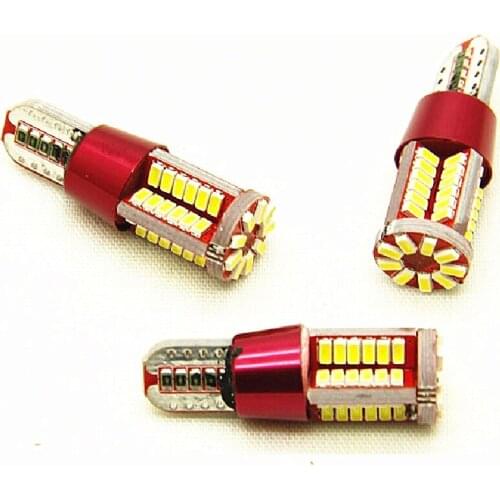 2PCS T10 W5W Super Bright 57smd LED Wedge Parking Bulbs Car Dome Reading Lamps WY5W 168 501 2825 Auto Turn Side Light