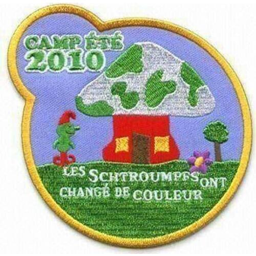 Camp 2010 Embroidery Patches Made by Twill MOQ50pcs Heat Cut Broder with PVC backing free shipping by Post
