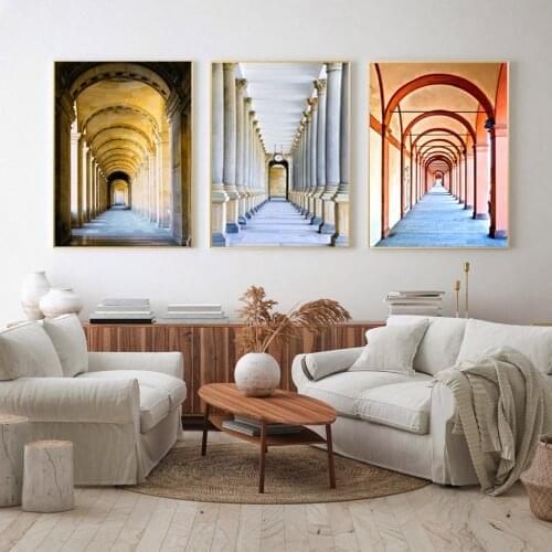 Islamic Muslim Pictures Morocco Door Architecture Canvas Painting Vintage Posters Arabic Wall Art Prints Home Cuadros Decor