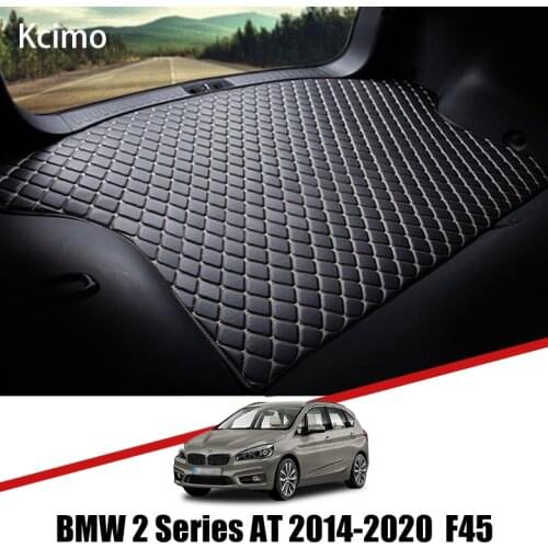 Leather Car Trunk Mat Carpet Tail BMW 2 AT Cargo Liner For BMW 2 Series Active Tourer 2014-2020 Trunk Boot Mat BMW F45 Liner Pad