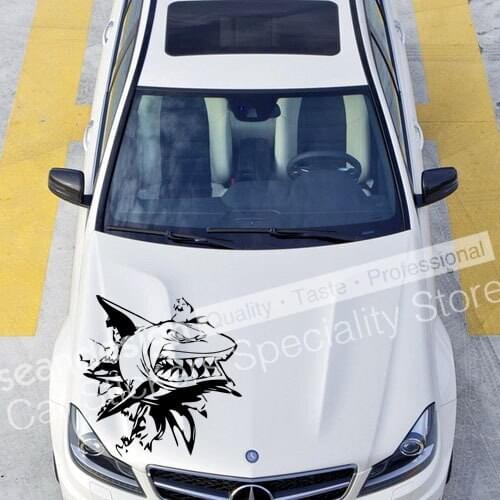 Cool! Totem Shark 021 Auto Car Decal Sticker PVC(black,white,red,Grey colour)