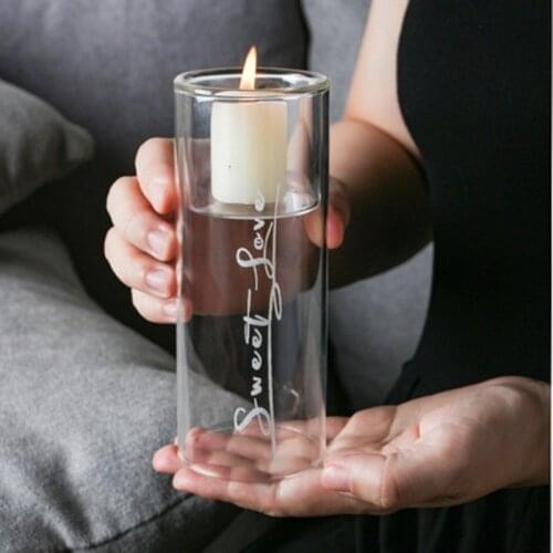 O.RoseLif Decorative Tall Candlesticks