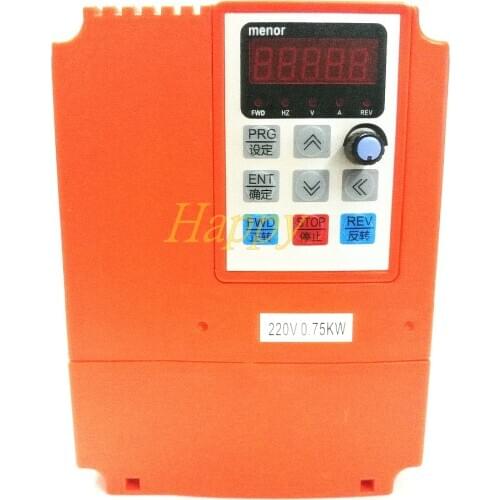 Single-phase motor two-phase motor dedicated inverter 220v0.75kw capacitor running motor frequency converter governor