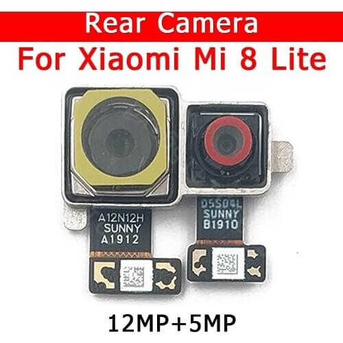 Original Rear Camera For Xiaomi Mi 8 Lite Mi8 8Lite Back Main Big Camera Module Flex Cable Replacement Spare Parts