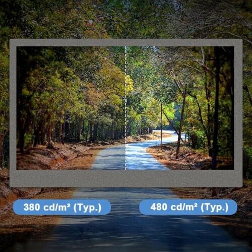 Original 4 Inch LVDS LCD screen A040FL01 V0 Resolution 480*272 Brightness 230 Contrast 300:1