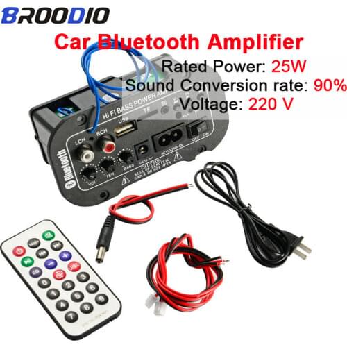 Bluetooth Digital Amplifier Board 30W Audio Amplifiers With USB dac FM Radio For Car Speaker amplificador