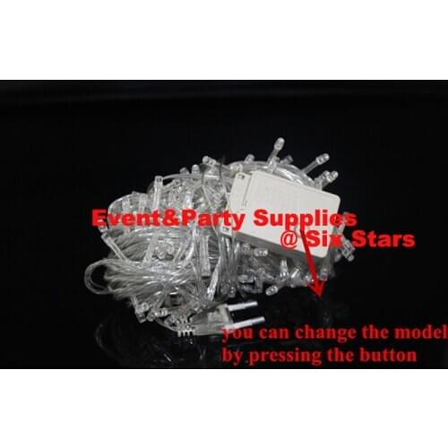 Multicolour 100 LED String Light 10M 220V Decoration Light for Christmas Party Wedding With 8 Display Modes Free Shipping