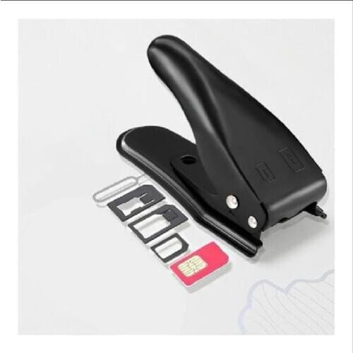 1pcs Multi-function 2 in 1 Nano Micro Sim Card Cutter Punch For Smart Phone Card cutter Portable Mobile Phone Accessories