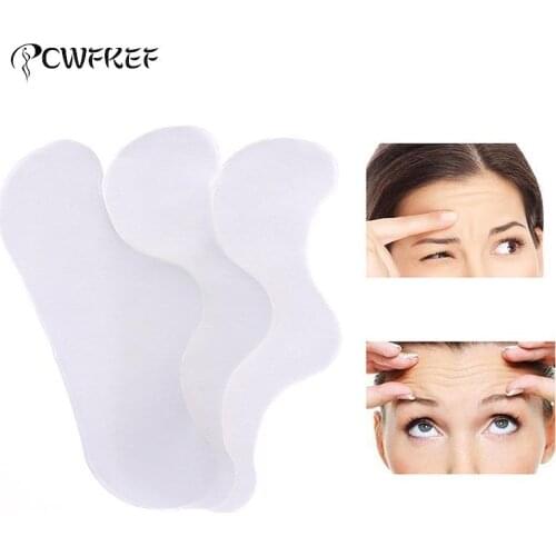 10Pc Reusable Anti-Wrinkle Forehead Pad Patches Moisturizing Stickers Anti-Aging Wrinkles Smoothing Locking Moisture Moisture