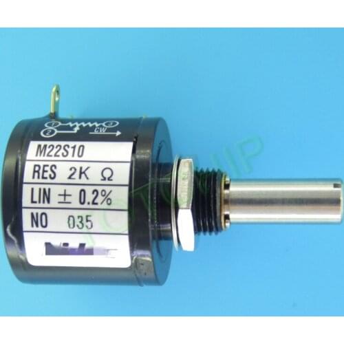 1pcs M22S10-1K M22S10-2K M22S10-5K M22S10-10K M22S10-50K High-precision Potentiometer 0.2