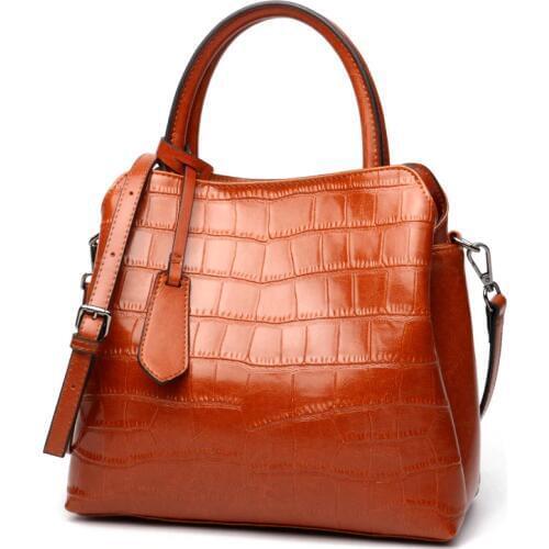 2017 Women leather Shoulder Bag Shell Bags Casual Handbags small messenger bag fashion 100% genuine leather