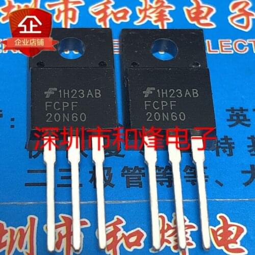 5pcs FCPF20N60 TO-220F 600V 20A