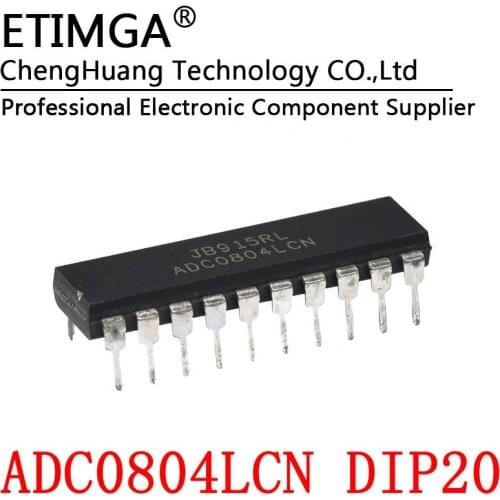 ADC0804LCN 8-bit CMOS successive comparison A/D converter chip DIP20