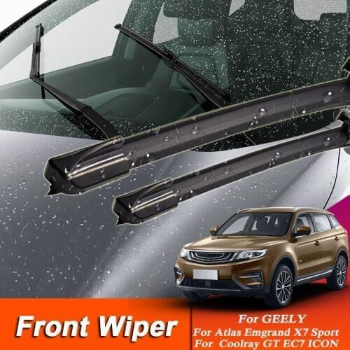 2pcs Car Stylinng Wiper Blade Windscreen Wipers For Geely Emgrand EC7 GT Atlas Vision GX7 Coolray Auto Wiper External Accessory