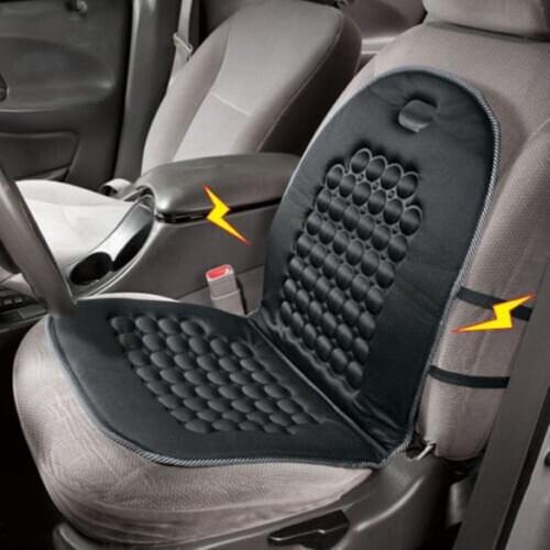 Car Seat Cushion Protector Massage Bead Seat Cover Comfortable Front or Rear Seat Back Cushion Pad Massage Pads car Interior