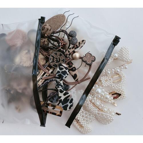 2020Hot Sale Kids Girls Elegant Pearl Geometric Alloy Hair Clips Barrettes Headwear Hairpins Headbands Female Hair Accessories