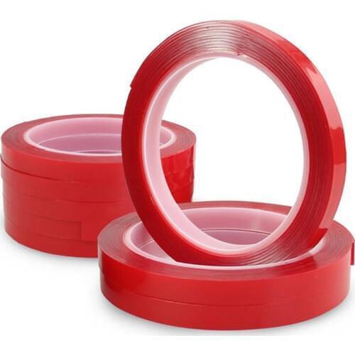 3M 5mm 6mm 8mm 10mm 12mm 15mm Double Sided Adhesive Super Strong Transparent Acrylic Foam Adhesive Tape No Traces Sticker