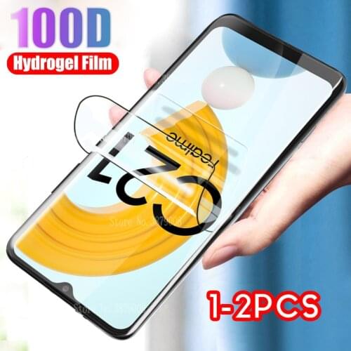 For redme c 21 hydrogel film for oppo realme c21 c 21 realmi 21c screen protectors realmec21 6.5'' safety films 2021 not glass