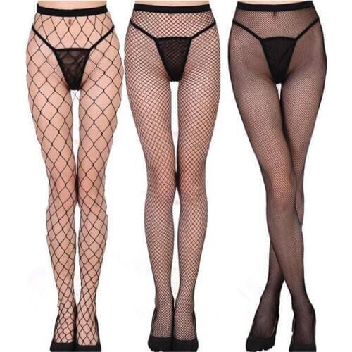 New Fashion Women Sexy Lace Top Stay Up Thigh-Highs Mesh Tights Black Stock Adults Games wholesale price Erotic