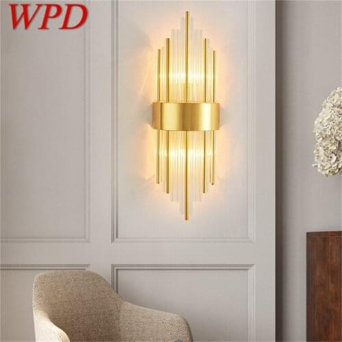 WPD Indoor Wall Lamp Sconces Modern LED Gold Lighting Fixture Decorative For Home Bedroom